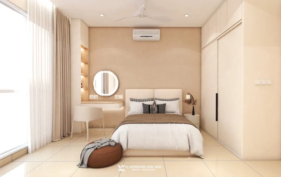 Palm Garden Condo 3D Drawing